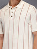Men’s waffle texture slim fit polo | Off White
