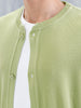 Pastel Comfort Fit Cardigan Sweater | Light Green