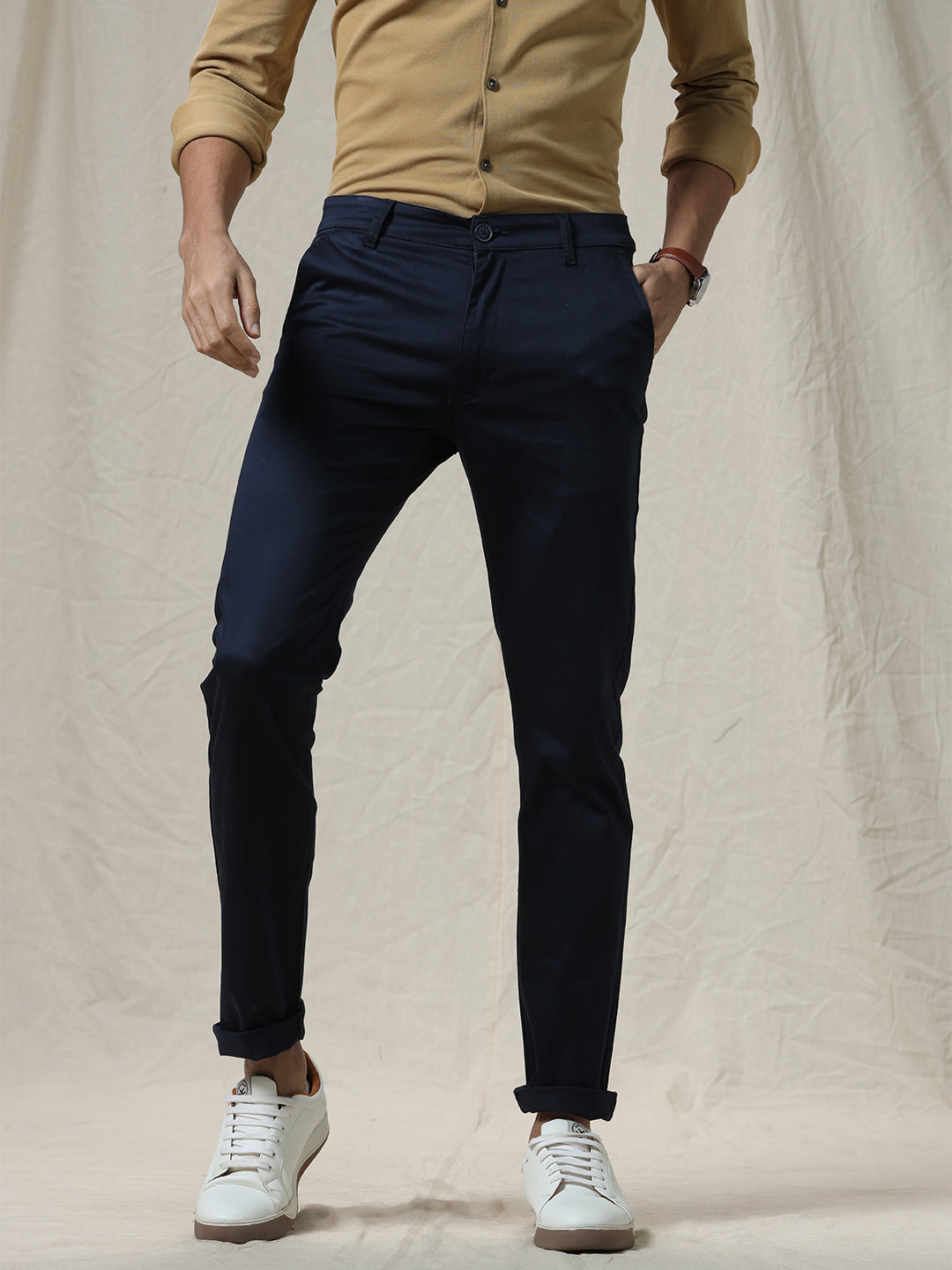 Casual Drift Navy Trouser