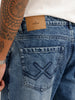 Washed Anti Fit Denim Jeans | Light Blue