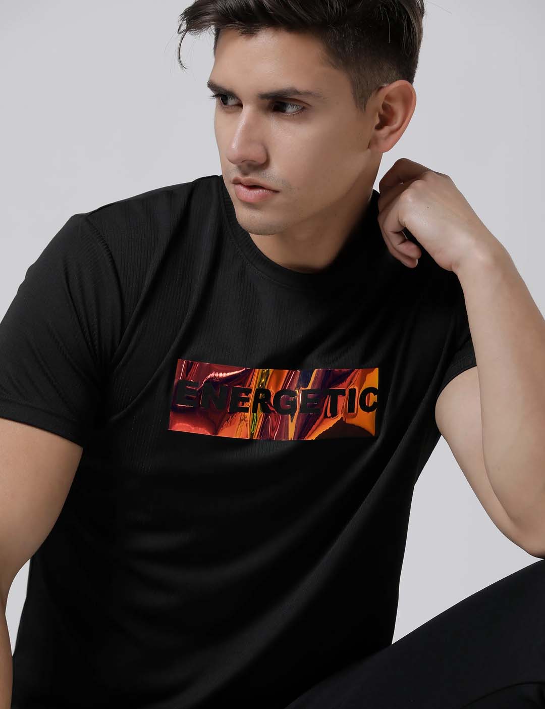 Energetic Gloss Black T-Shirt