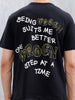Casual Men's Graphic Tee | Black