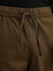 Classic Solid Loose Fit Trouser | Olive