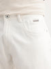 Solid Anti Fit Denim Jeans | White