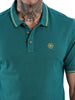 Teal Contrast Classic Polo