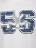Vintage Varsity Style Graphic Tee | Off White