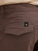 Solid Straight Fit Cargo Trouser | Grey