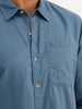 Solid Regular Fit Full Sleeve Shirt | Blue