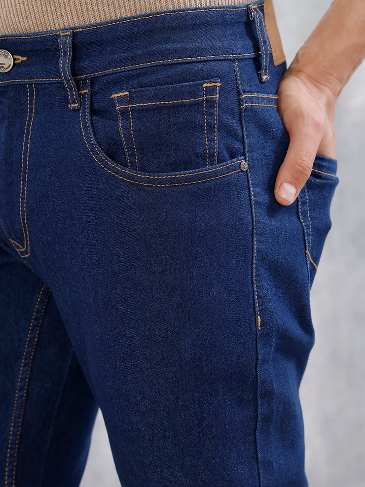 Men's Casual Slim Fit Jeans | Blue