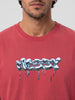 Classic Placement Printed T-Shirt | Red