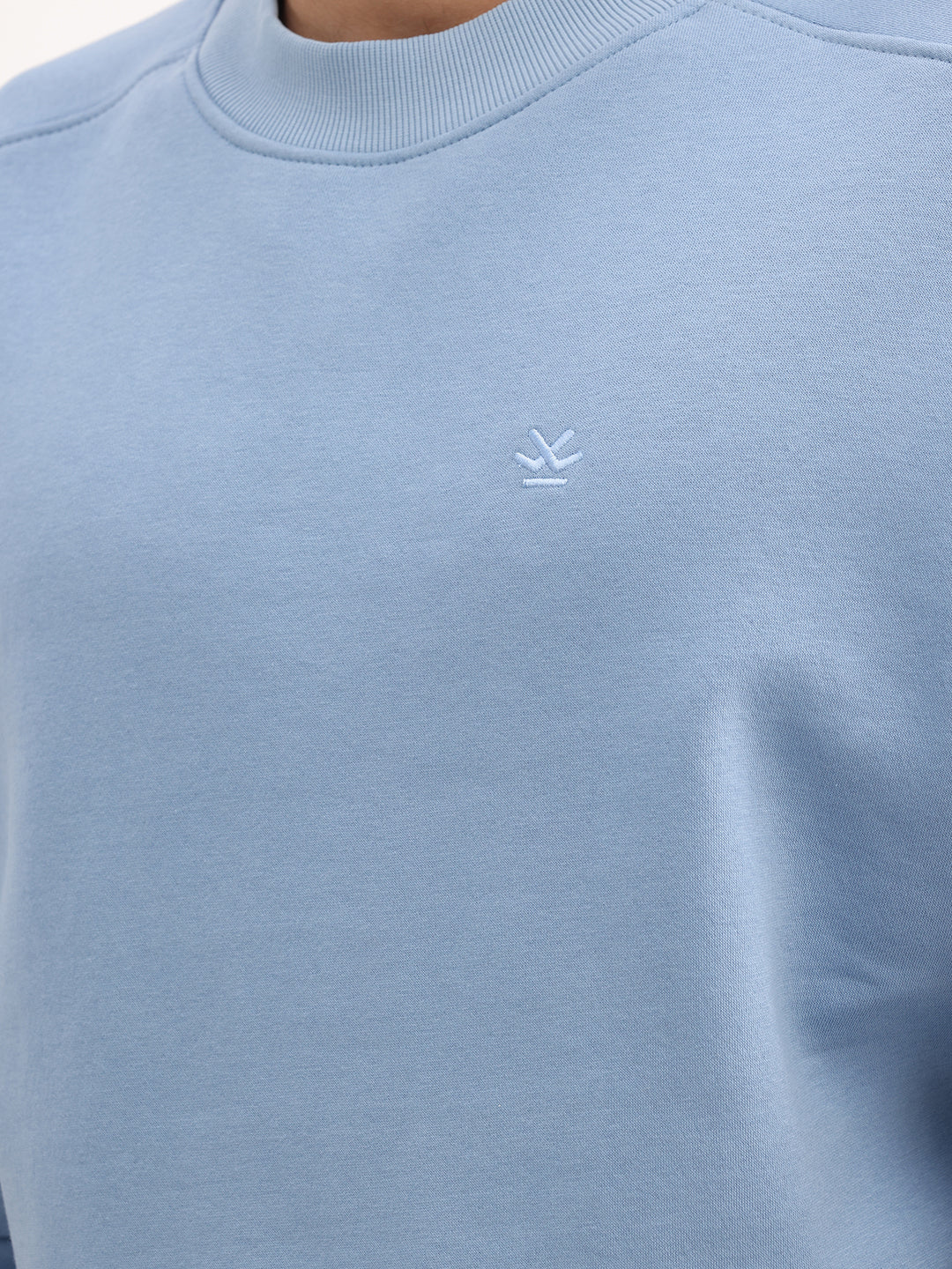 Solid Comfort Fit Sweatshirt | Blue