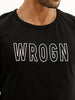 Placement Printed Cut Off Sleeve T-Shirt | Black