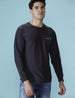 Knitted Comfort Solid Sweatshirt