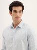 Regular Fit AOP Full Sleeved Shirt | Light Blue