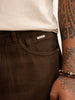 Solid Anti Fit Denim Jeans | Khaki