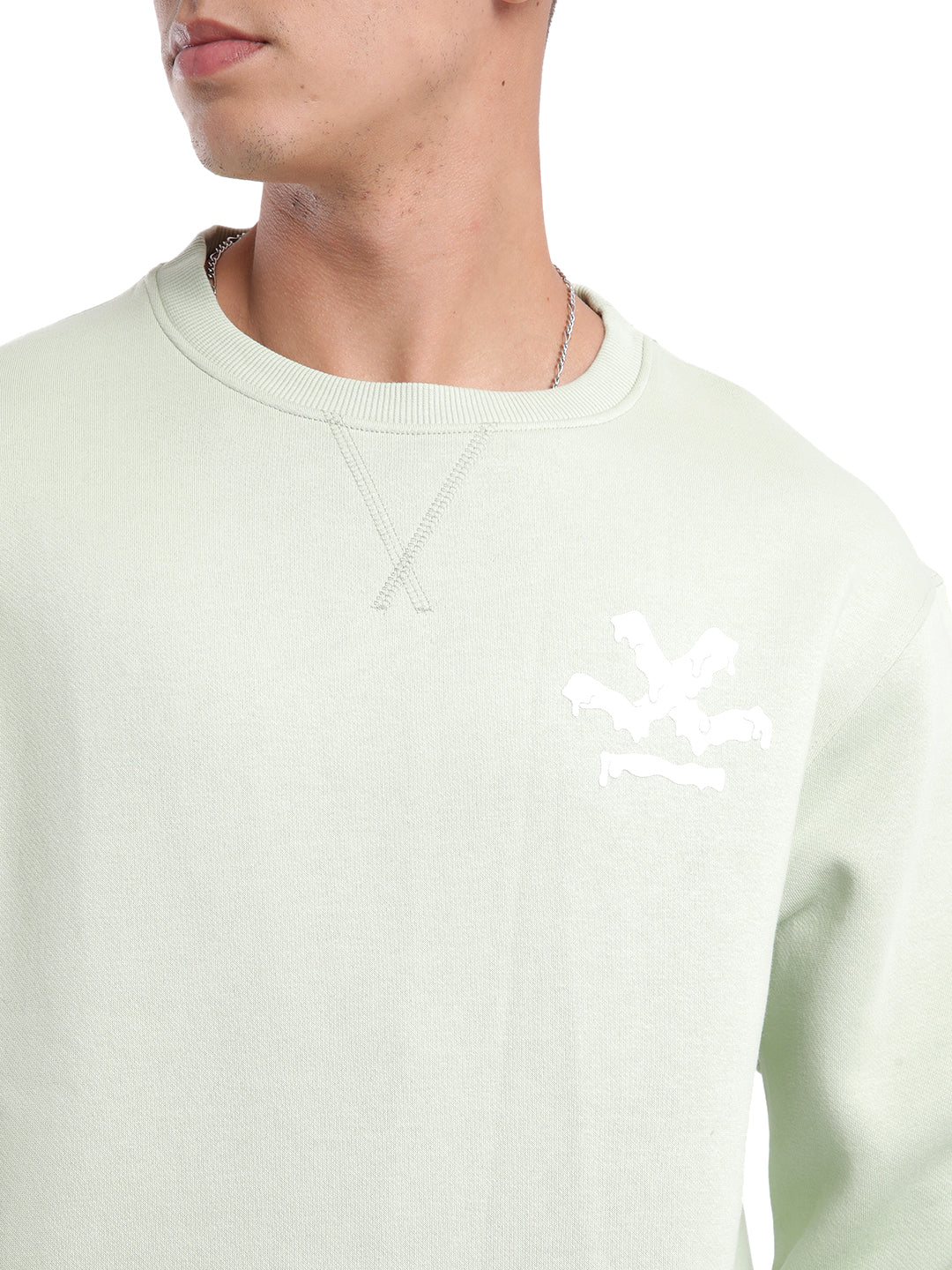 Wrogn Drip Mint Sweatshirt