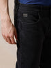 Solid Mid Rise Darkstone Jeans