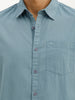 Solid Slim Fit Full Sleeve Shirt | Dark Blue
