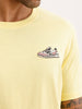 Classic Embroidered Patch T-Shirt | Yellow