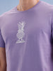 Slim Fit Classic Embroidered T-Shirt  | Purple