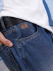 Solid Anti Fit Distressed Jeans | Blue