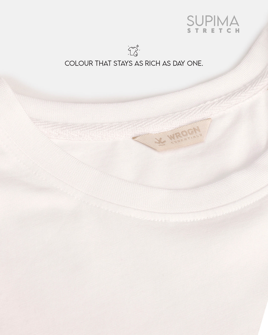 Essential Supima Crew Neck T-Shirt | Essential | White