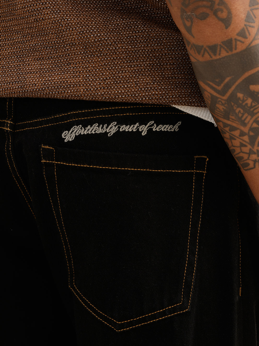 Solid Anti Fit Denim Jeans | Black