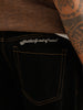 Solid Anti Fit Denim Jeans | Black