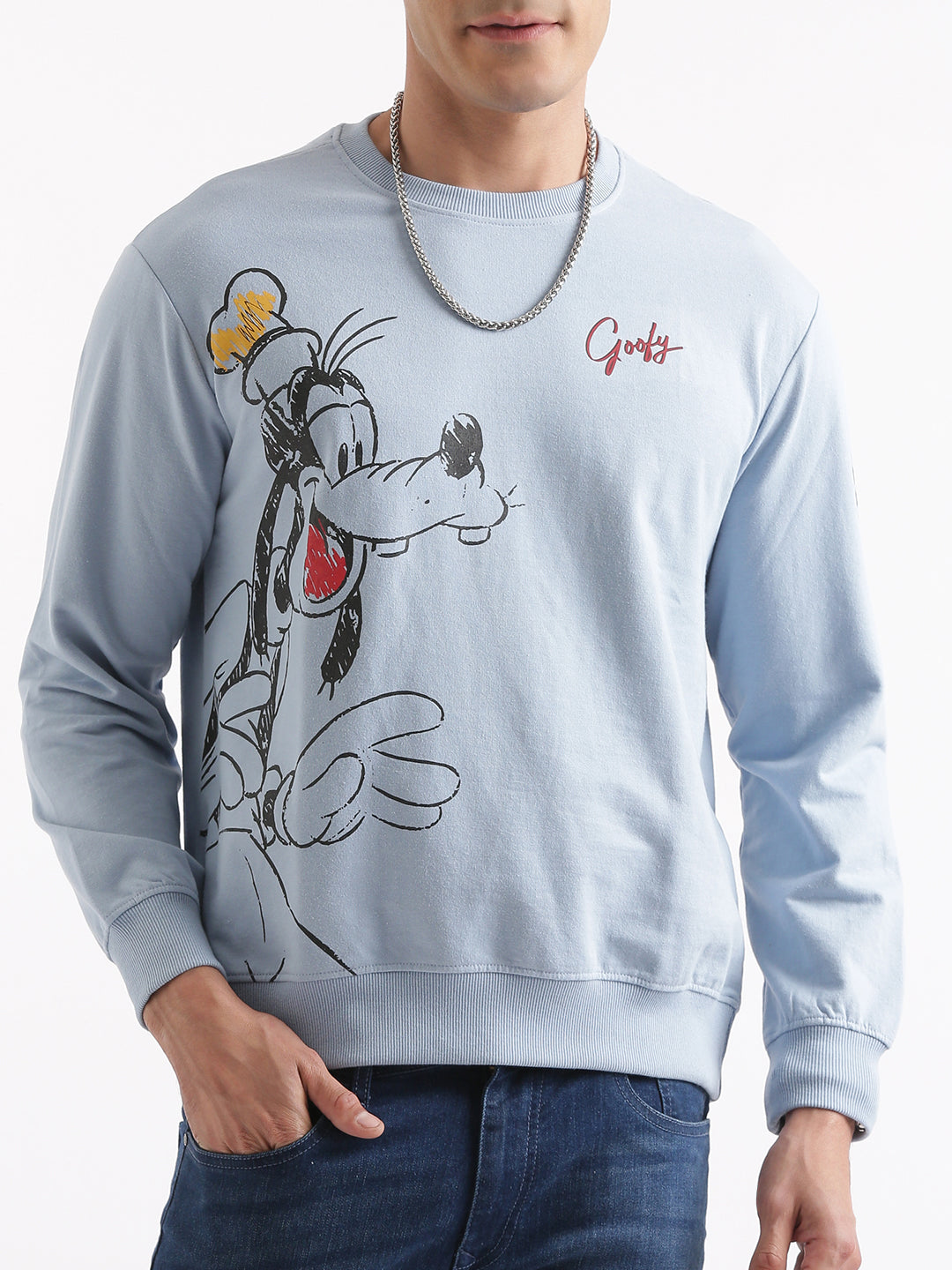 Disney's Goofy Print Sweatshirt