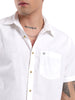 White Half Sleeve Cotton Shirt