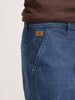 Relaxed Fit Cargo Denim Jeans | Blue
