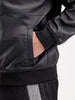 Classic Oversized Back Printed Jacket  | Black