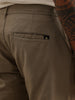 Classic Solid Straight Fit Trouser | Olive