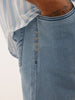 Washed Solid Slim Fit Jeans | Light Blue | WJN100SL7611W