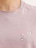 Oversized Fit Placement Printed T-Shirt | Pink | WTS02HSOS1056S