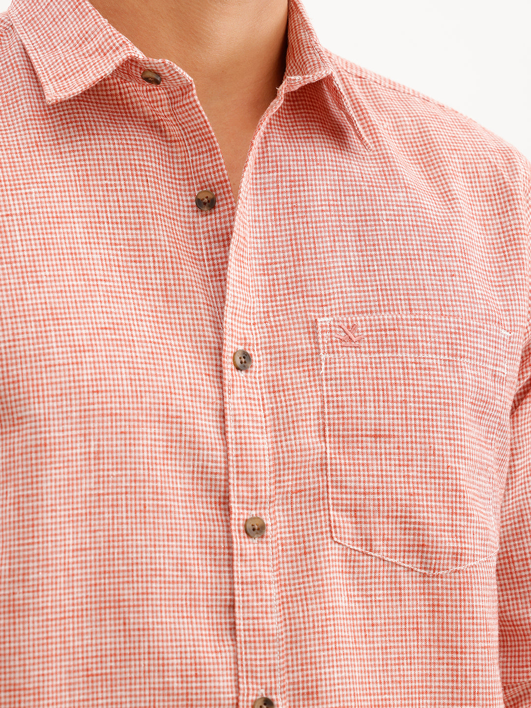 Classic Regular Fit Checkered Shirt  | Red