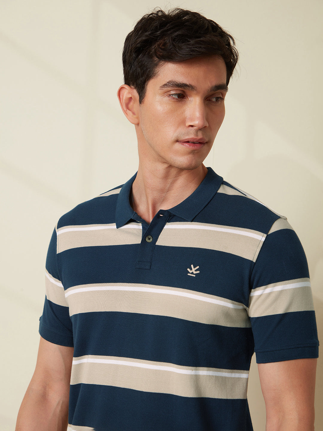 Elite Navy Slim Fit Polo