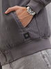 Suede Bomber Jacket I Grey
