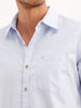 Classic Regular Fit Printed Shirt | Light Blue | WWSH9172F