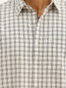 Classic Slim Fit Checkered Shirt | White