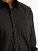 Solid Regular Fit Full Sleeve Shirt | Black