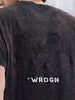 Washed Oversized Fit Tee With Logo Embroidery Patch | Black