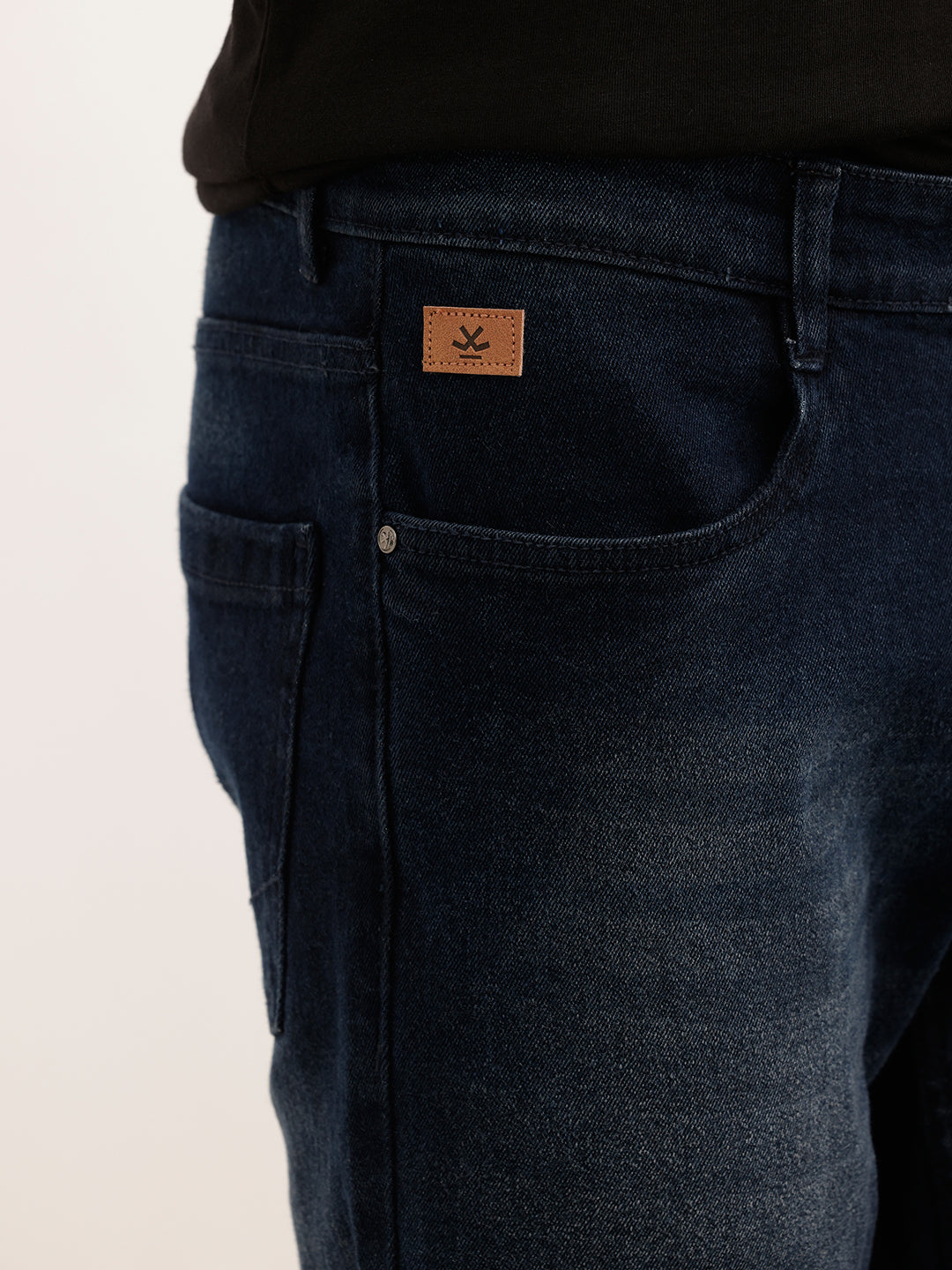 Faded Slim Fit Denim Jeans | Blue
