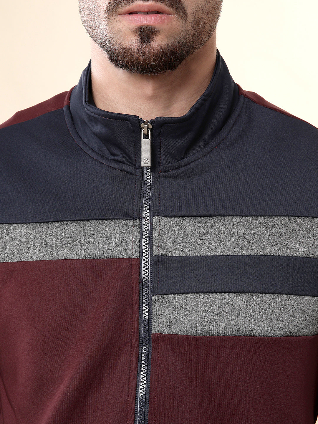 Maroon & Navy Classic Sweatshirt