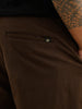 Solid Loose Fit Trouser | Brown