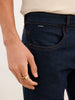 Solid Slim Fit Denim Jeans | Dark Blue