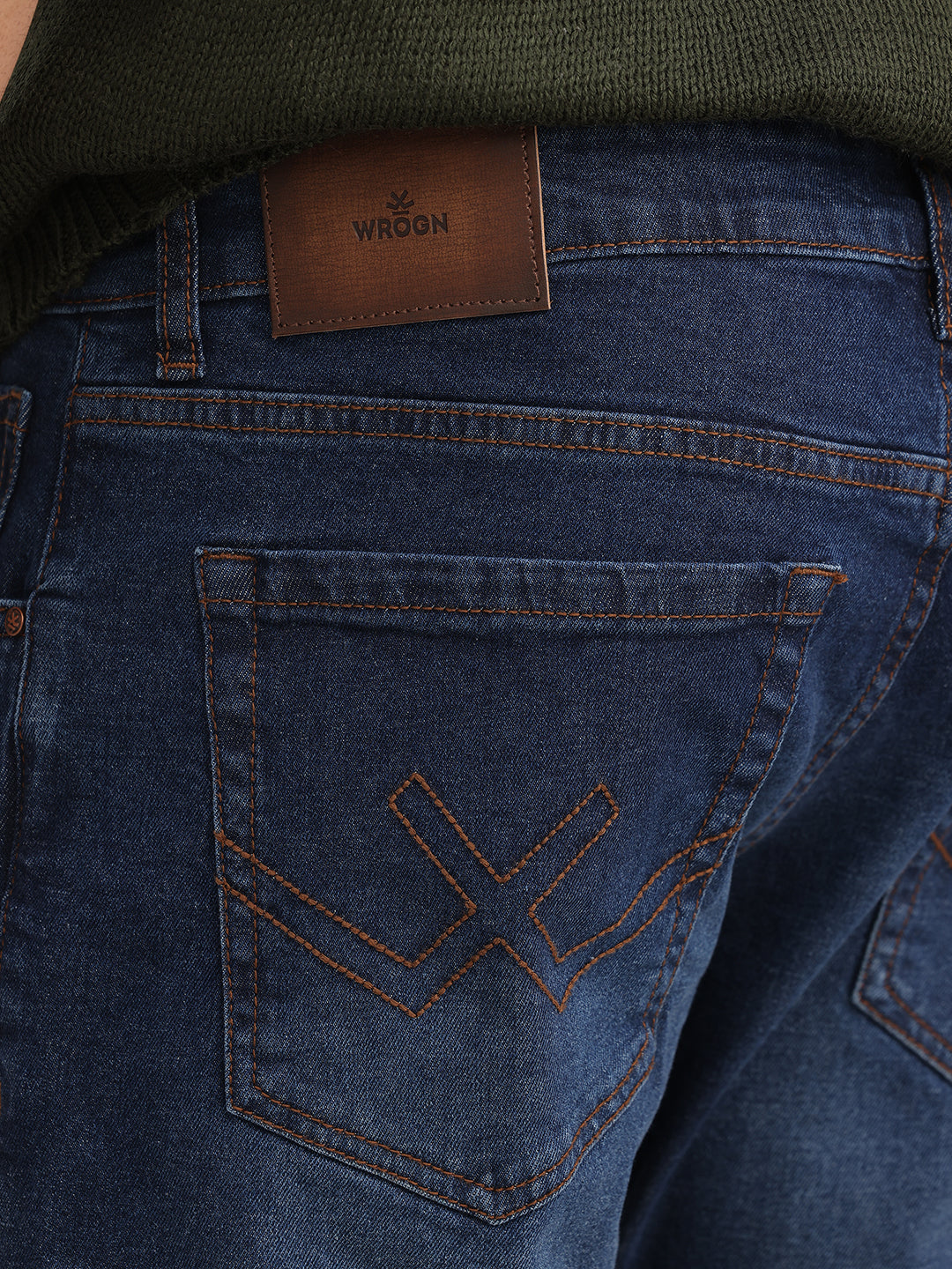 Washed Slim Fit Denim Jeans | Blue