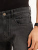 Faded Slim Fit Denim Jeans | Black