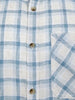 Classic Slim Fit Checkered Shirt | Blue