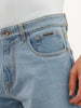 Light Fade Anti Fit Denim Jeans | Light Blue